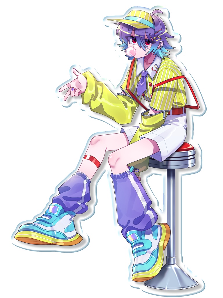 naque ダイナーアクリルスタンド(イエロー)