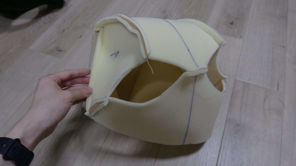 Type-C ヘッドベースインナー型紙