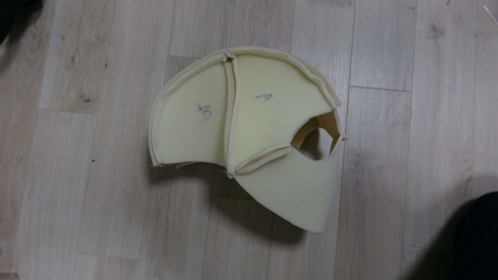 Type-C ヘッドベースインナー型紙