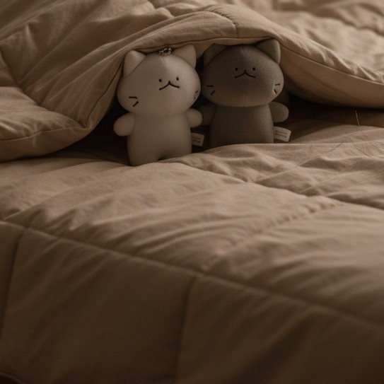 しろにゃん&くろにゃんぬいぐるみストラップ