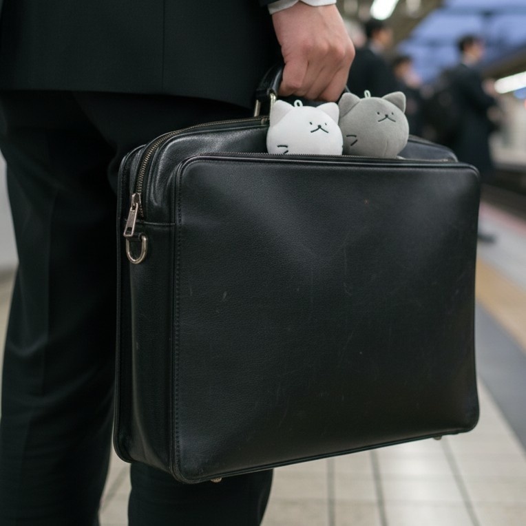 しろにゃん&くろにゃんぬいぐるみストラップ