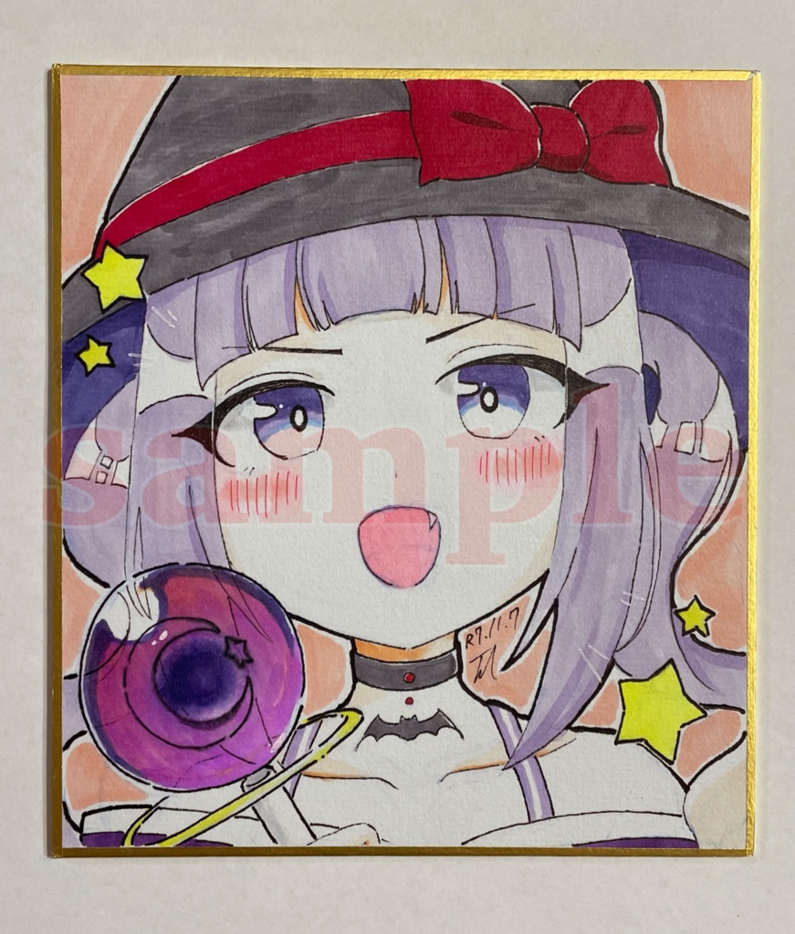 【ミニ色紙】魔法少女、参上！