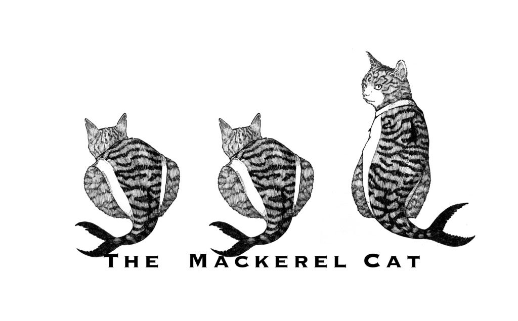 振り向く鯖猫のサコッシュ