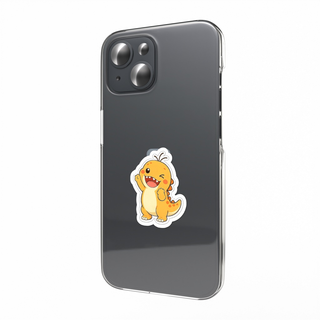 【プチダイノ】ティラノン スマホステッカー / Tyranon Phone Sticker