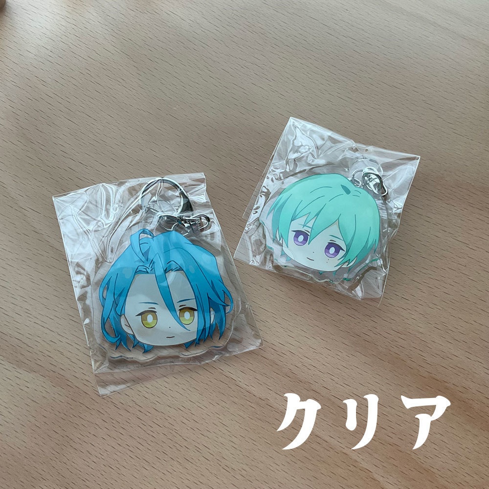 フェイスキーホルダー(クリア)