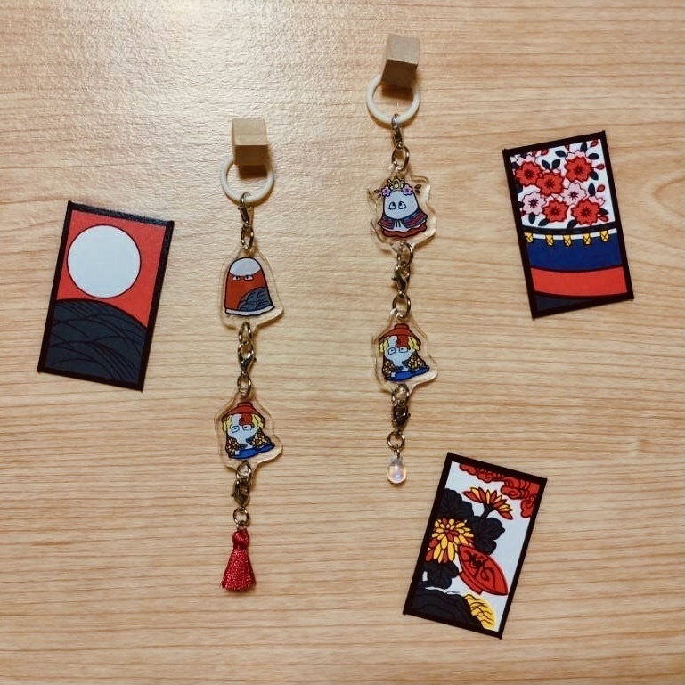 花札おばけ めじるしアクセサリーチャーム