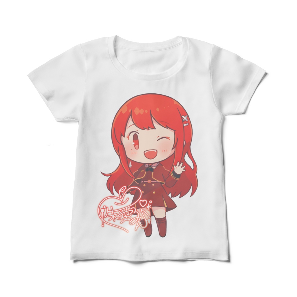 ちびVるんちゃんレディースTシャツ ウインクVer.