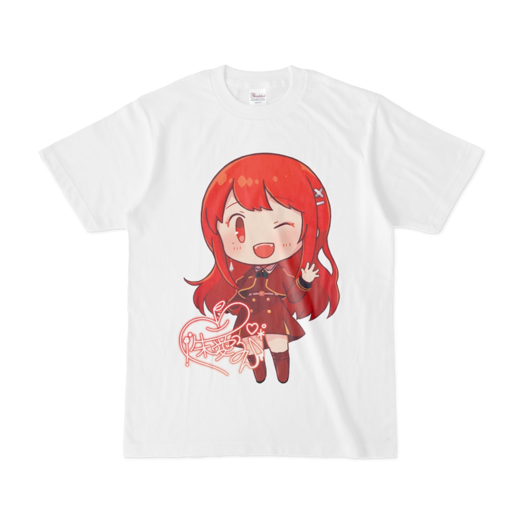 ちびVるんちゃんTシャツ(白) ウインクVer.