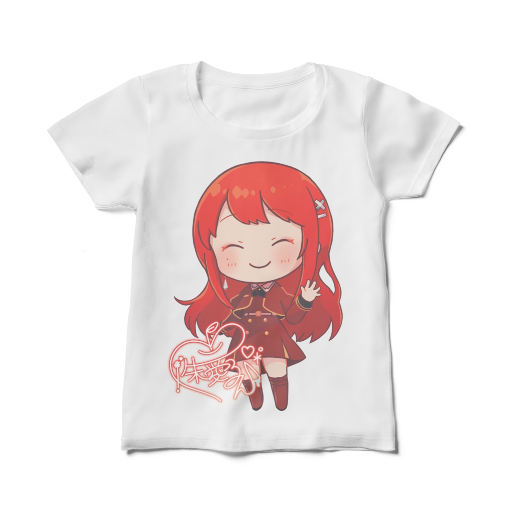 ちびVるんちゃんレディースTシャツ にっこりVer.