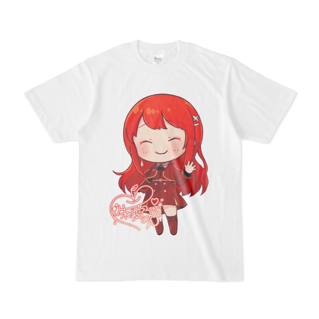 ちびVるんちゃんTシャツ(白) にっこりVer.
