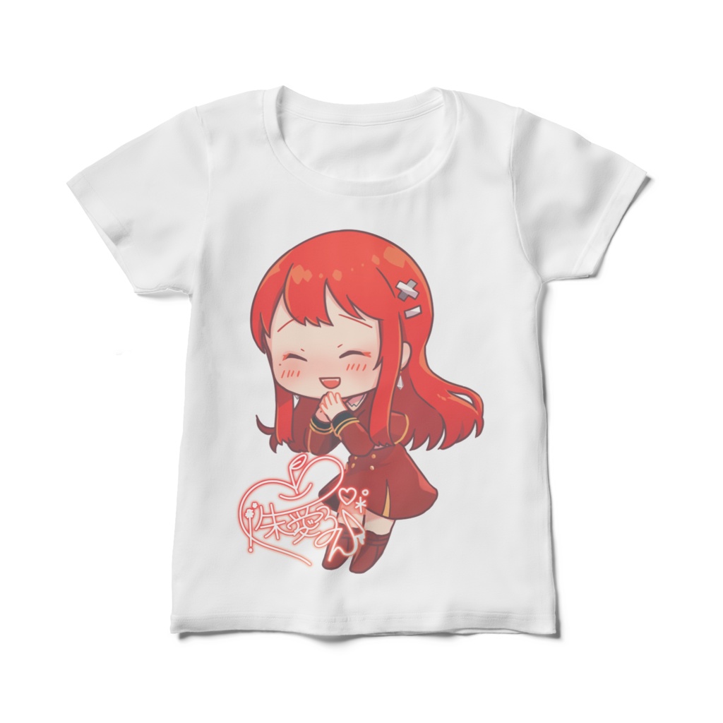 ちびVるんちゃんレディースTシャツ えへへVer.