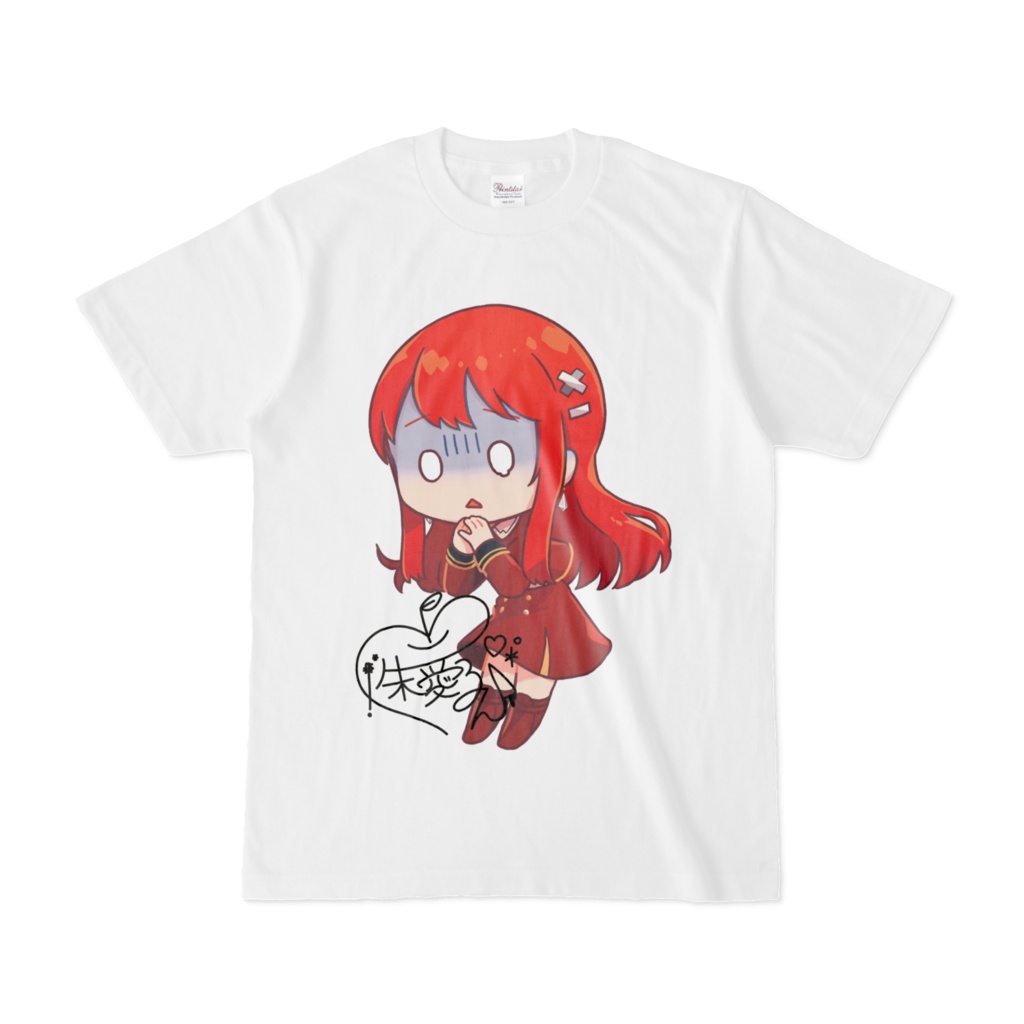 ちびVるんちゃんTシャツ(白) がくぶるVer.