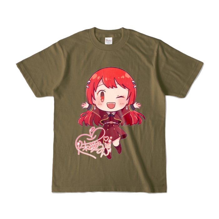 ちびVるんちゃん(わーい)カラーTシャツ(全12色) ウインクVer.