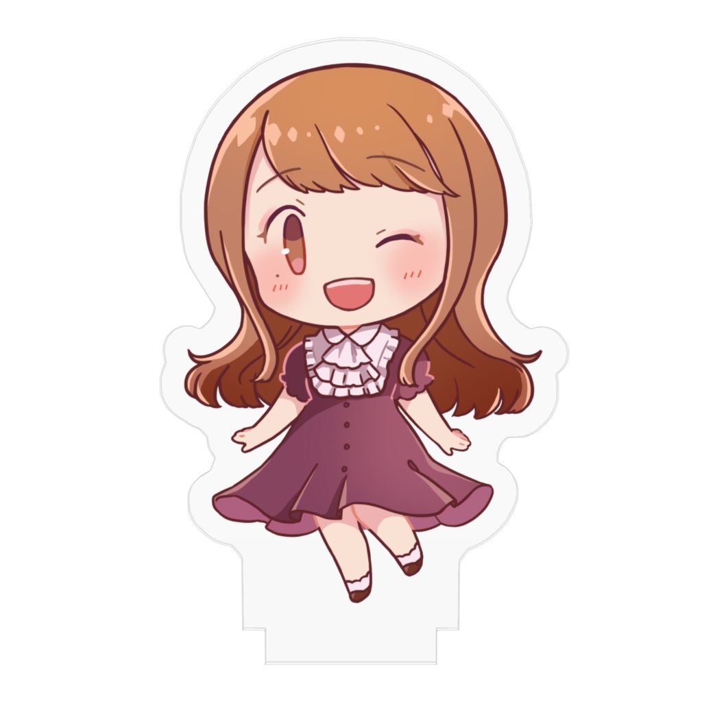 リアるんちゃんアクリルフィギュア ウインクVer.