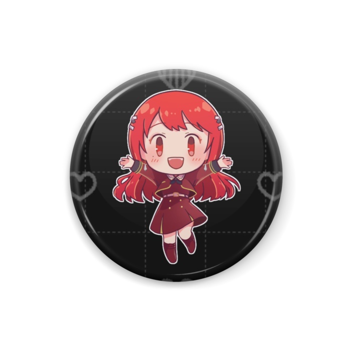 ちびVるんちゃん(わーい)缶バッジ