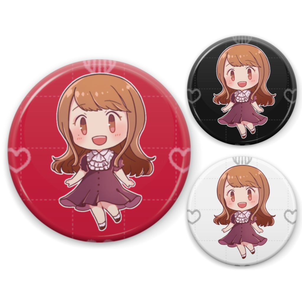 リアるんちゃん缶バッジ