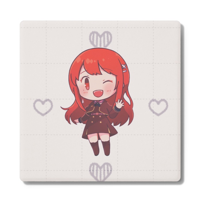 ちびVるんちゃんコースター ウインクVer.