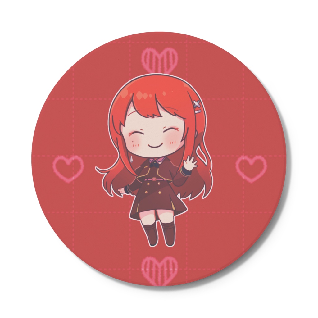 ちびVるんちゃんコースター にっこりVer.