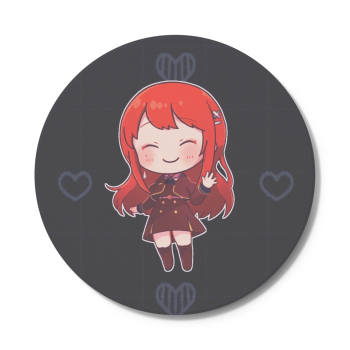 ちびVるんちゃんコースター にっこりVer.