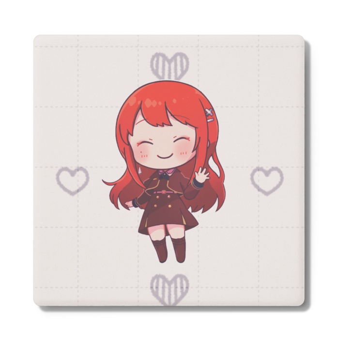 ちびVるんちゃんコースター にっこりVer.