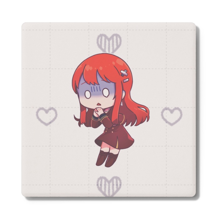 ちびVるんちゃん(手合わせ)コースター がくぶるVer.