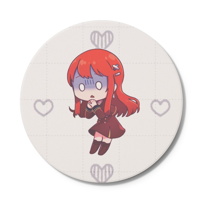 ちびVるんちゃん(手合わせ)コースター がくぶるVer.