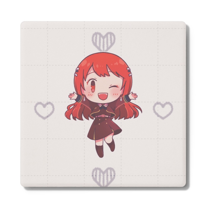 ちびVるんちゃん(わーい)コースター ウインクVer.