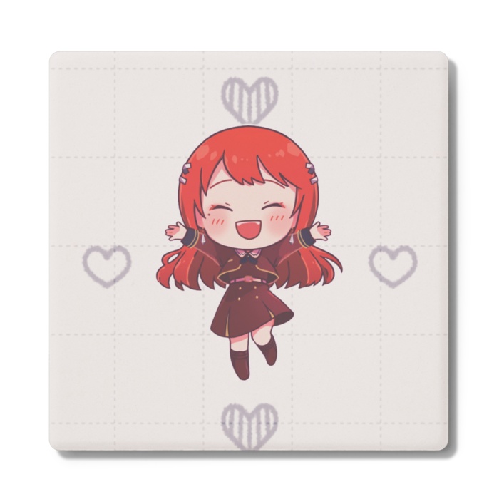 ちびVるんちゃん(わーい)コースター にっこりVer.