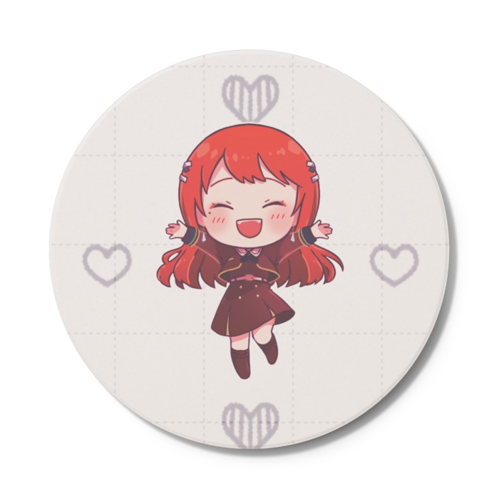 ちびVるんちゃん(わーい)コースター にっこりVer.