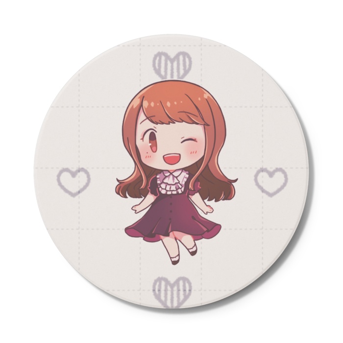 リアるんちゃんコースター ウインクVer.