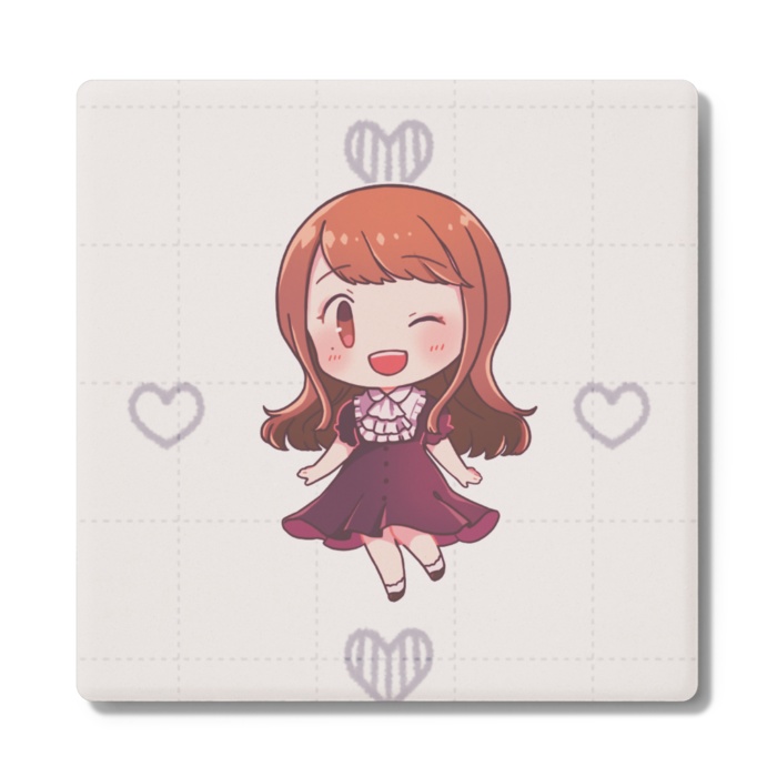 リアるんちゃんコースター ウインクVer.