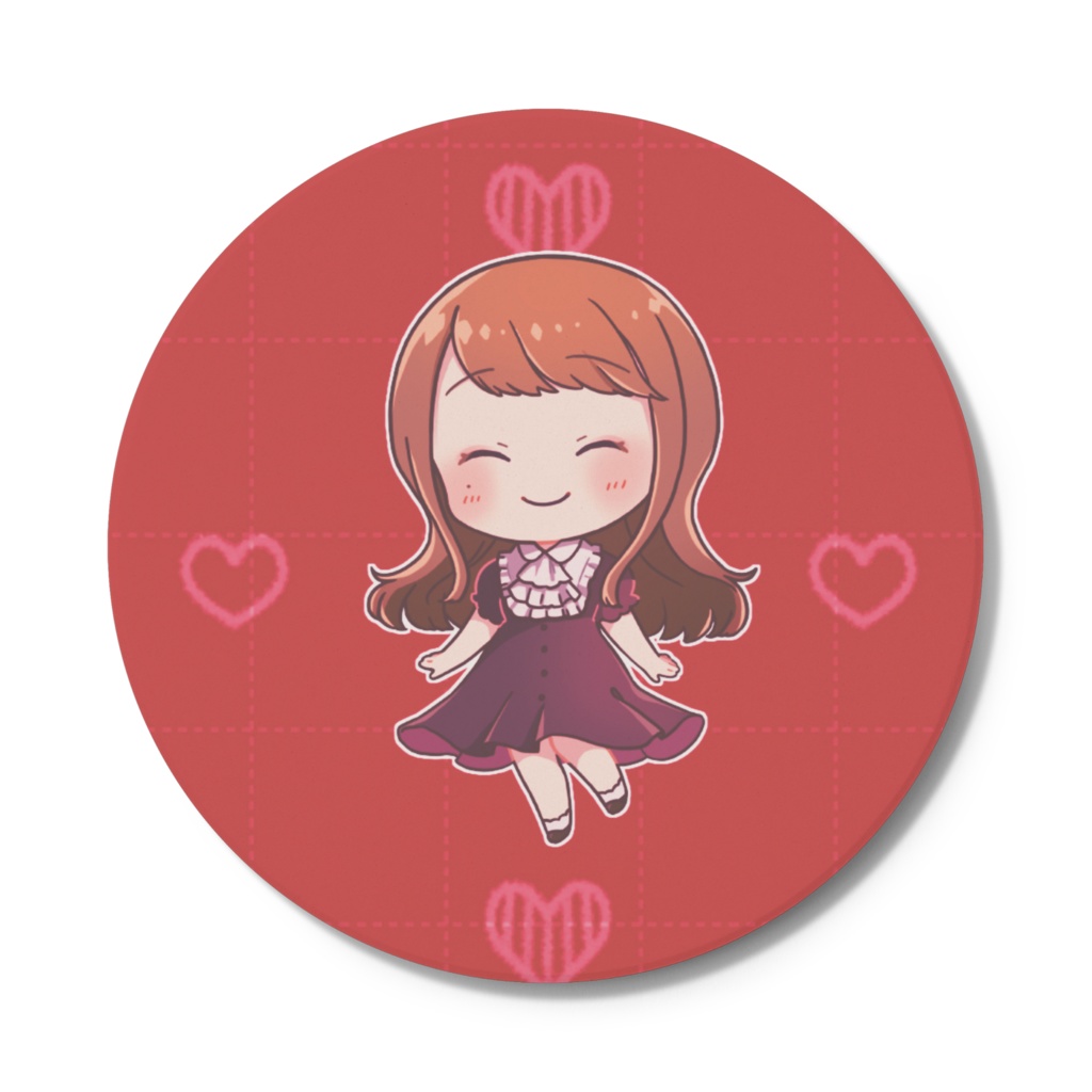 リアるんちゃんコースター にっこりVer.