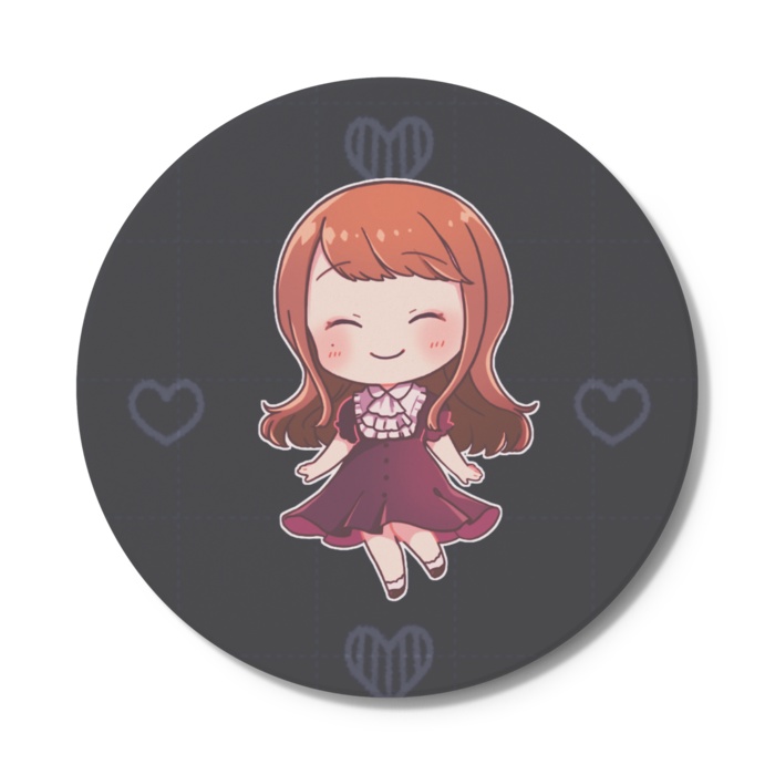 リアるんちゃんコースター にっこりVer.