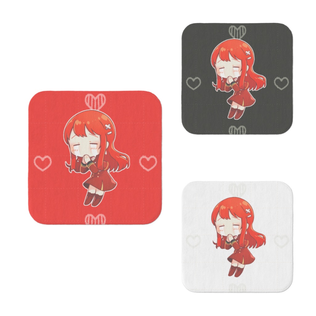 ちびVるんちゃん(手合わせ)タオル てえてえVer.