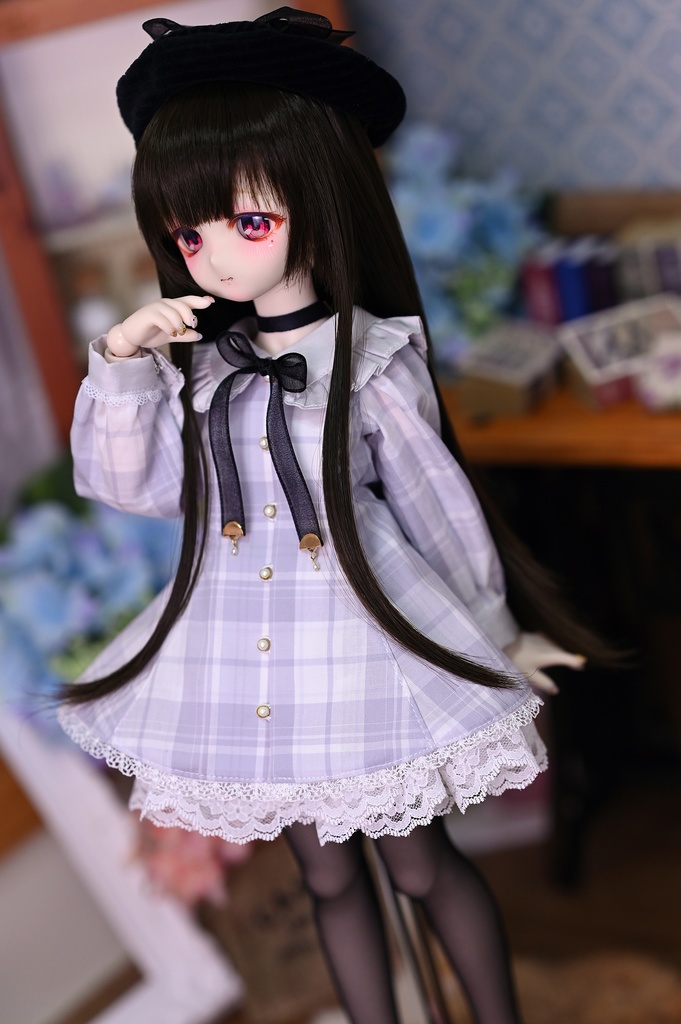 【即納品】プリンセスラインワンピースセット「チェック」