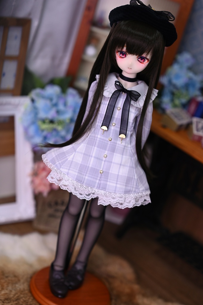 【即納品】プリンセスラインワンピースセット「チェック」