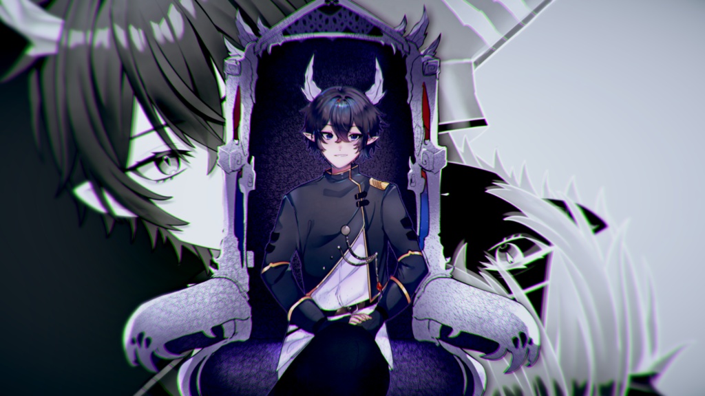 【汎用Live2Dモデル】 魔王紹介 VTUBER STARTER PACKAGE - DEMON LORD