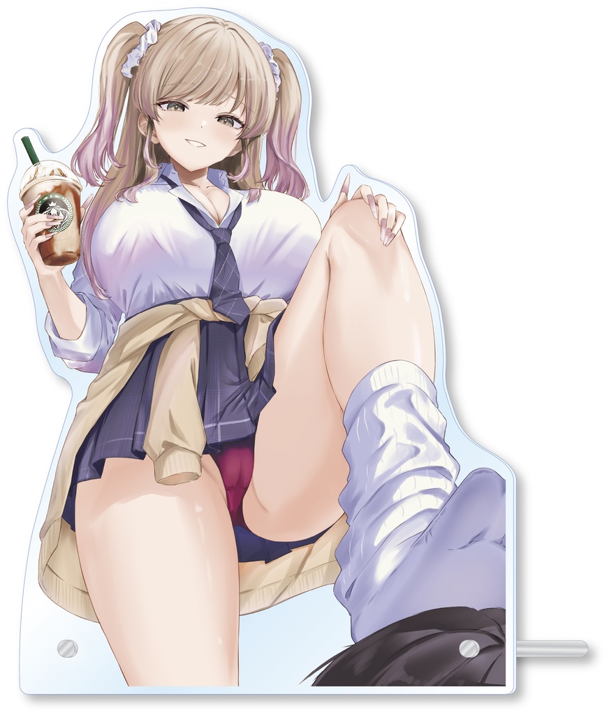 【受注生産】でっかいアクリルスタンド｜ボクをいじめるこのギャルを精液催眠でNTRます。