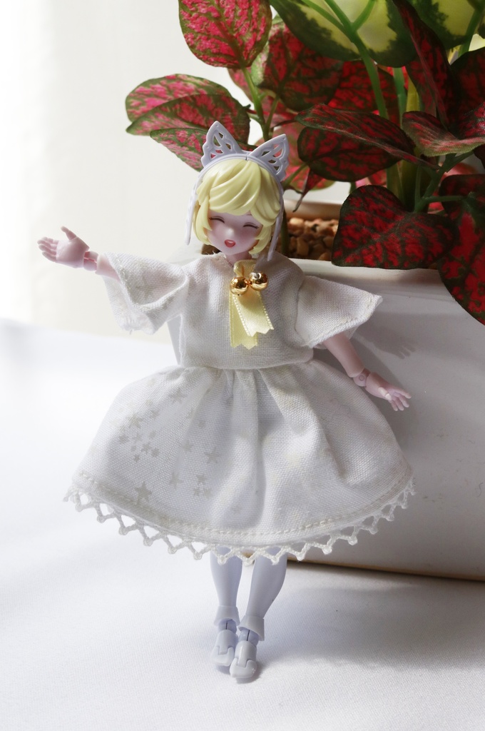 1/12サイズ服 『双子星のワンピース』