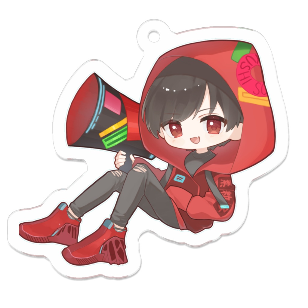 ミニ素粒子アクリルキーホルダー