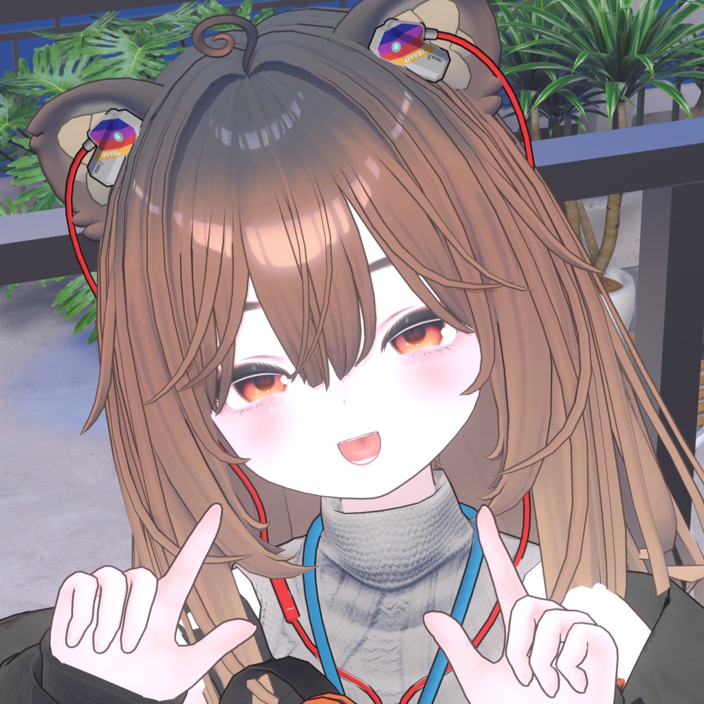 ✨発売記念SAIL✨Natural Doll Makeup & Eye Texture【VRChat向けオリジナル3Dモデル「こごみ」専用】