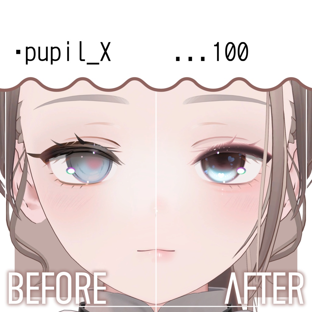 ✨発売記念SAIL✨Sweet Doll Makeup & Eye Texture【オリジナル3Dモデル『ミシェラ』専用】