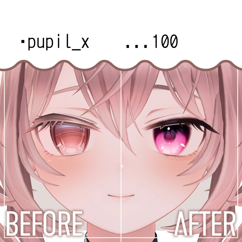 ✨発売記念SAIL✨Natural Doll Makeup & Eye Texture【オリジナル3Dモデル「エルエル」-Ellel-専用】