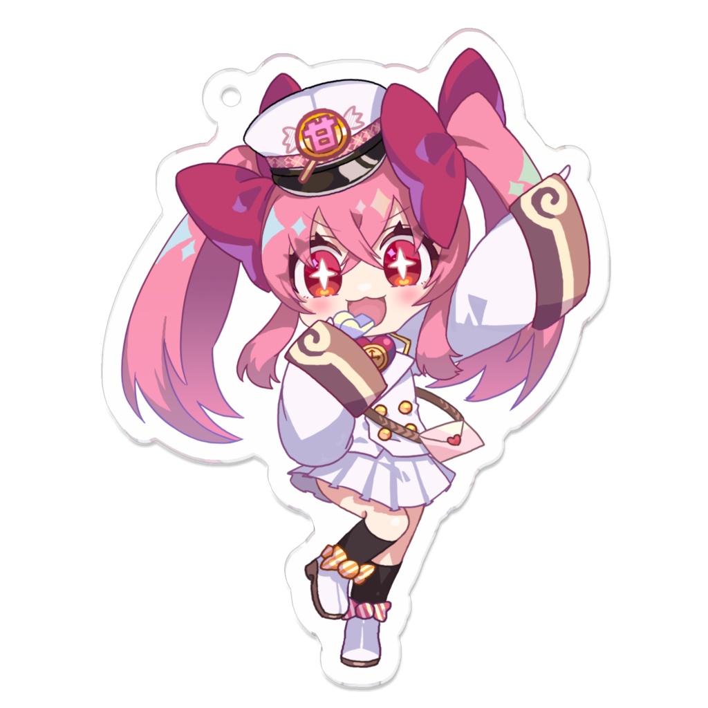 【車掌さんver】甘飴甘味 アクリルキーホルダー