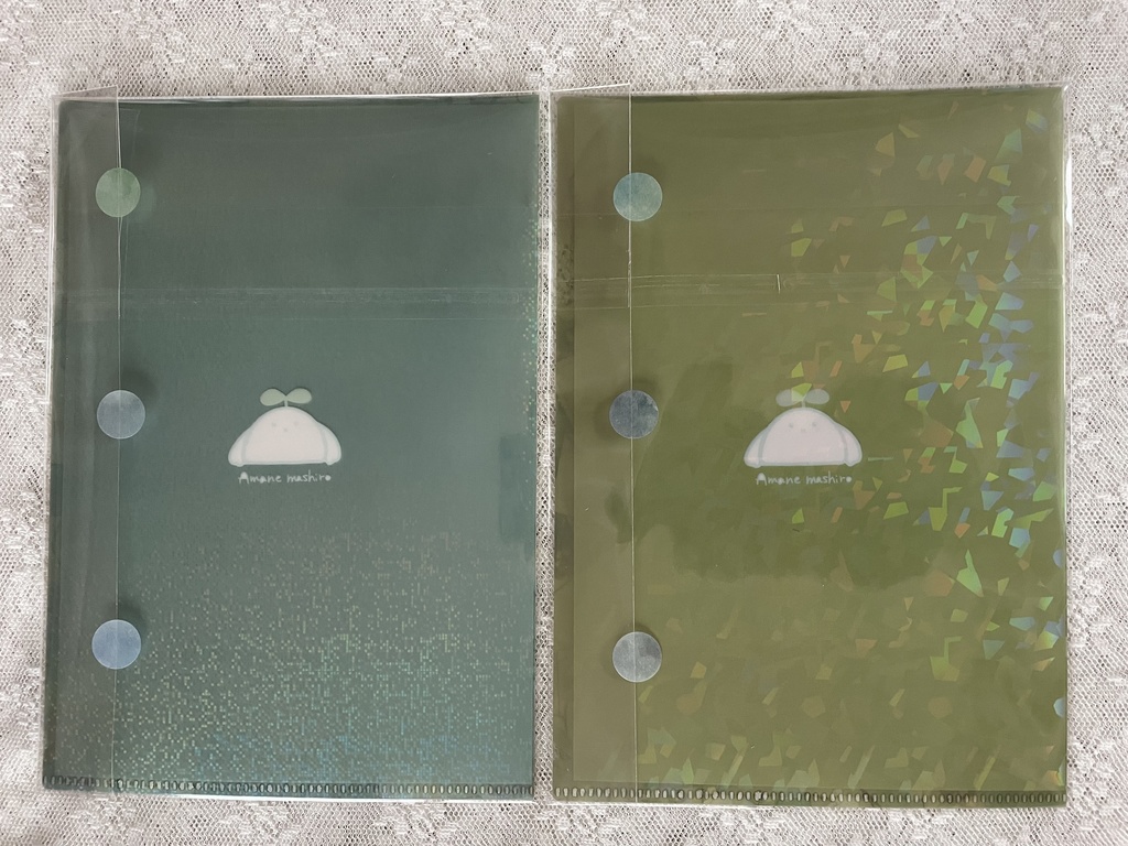 【値下げ商品】A5クリアファイル2種