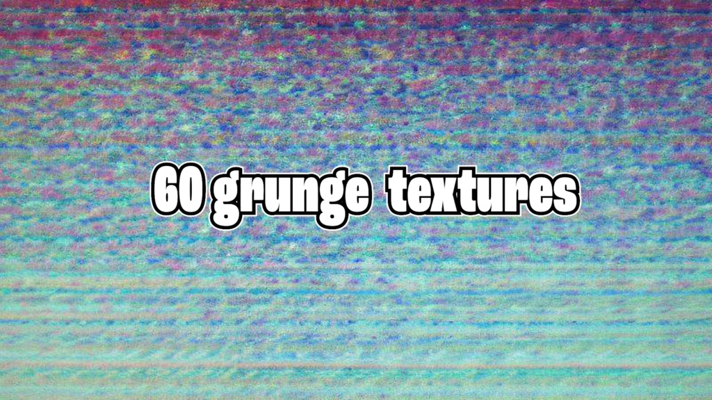 60grunge textures　動画素材