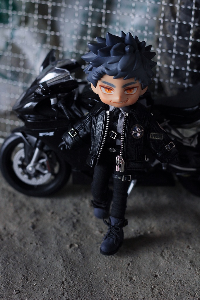 Flight Boss : Emblem.ver (レザー ジャケット)