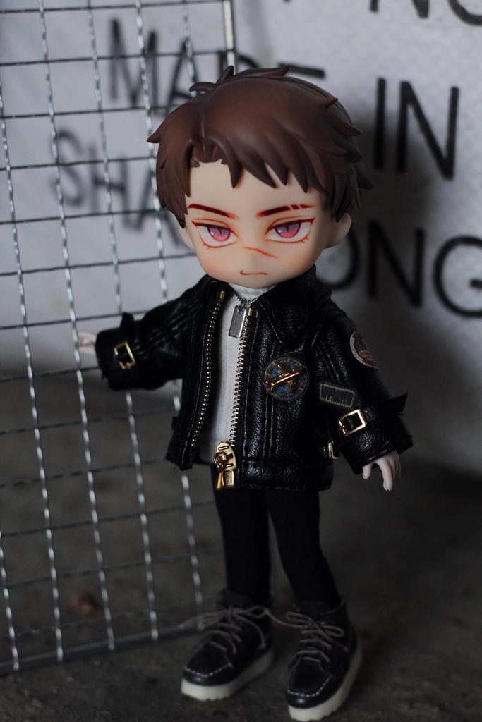 Flight Boss : Emblem.ver (レザー ジャケット)