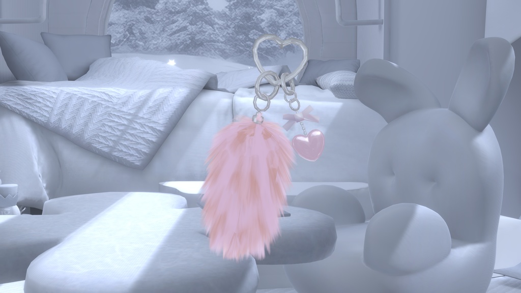 【無料】y2kもふもふチャーム