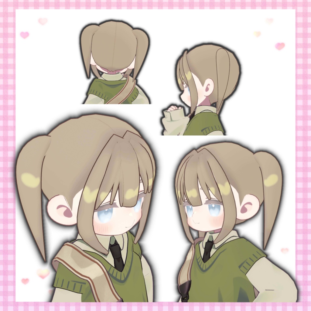 【Sale】シンプルツインテール